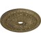Ekena Millwork Tomango Egg & Dart Medallion (Canopies up to 6 3/4"), 27 7/8"OD x 3 7/8"ID x 2 1/2"P, Mud CM27TOMMC - alternate 4